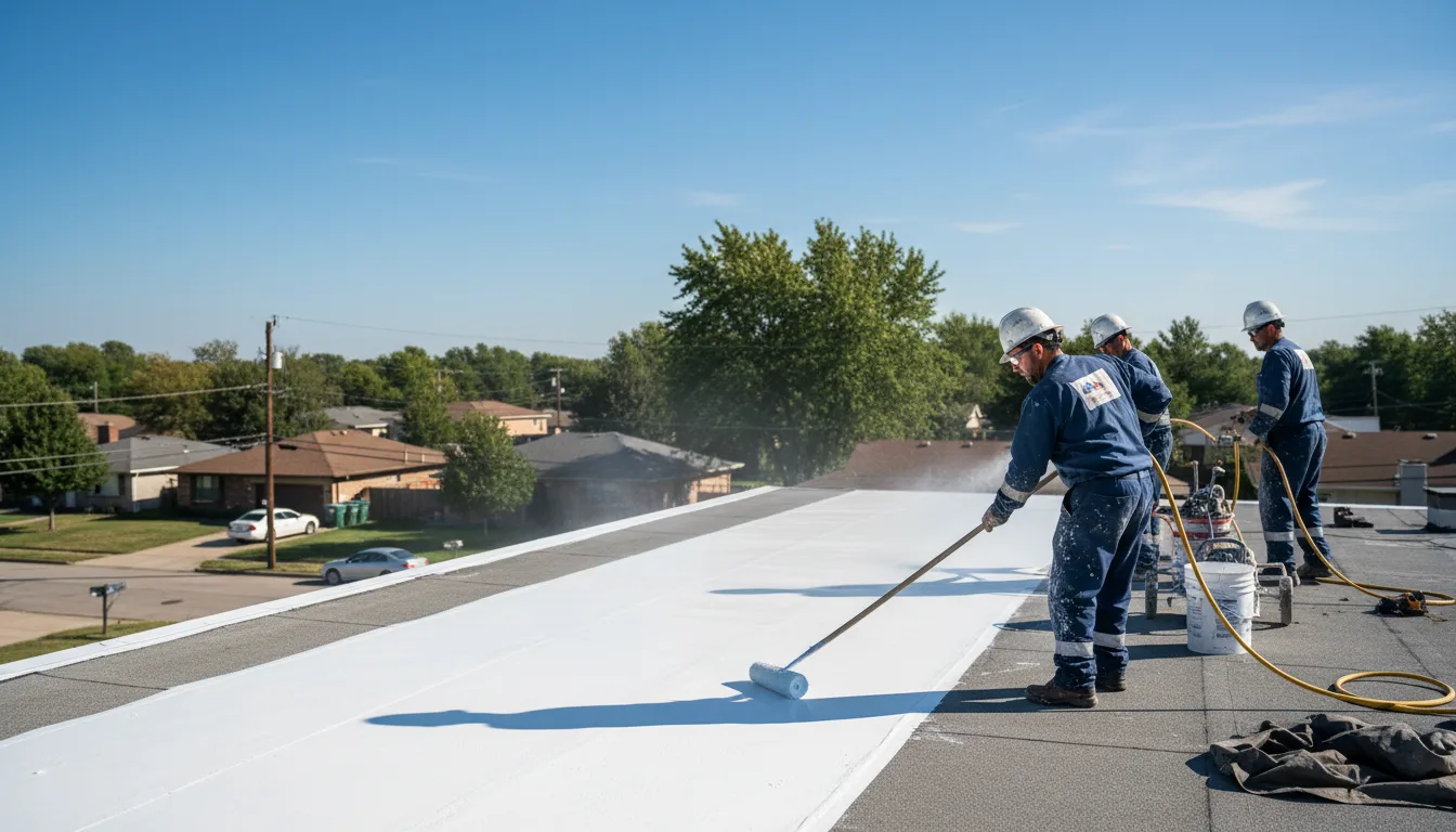 Commercial roof coating in Richland, MO near me